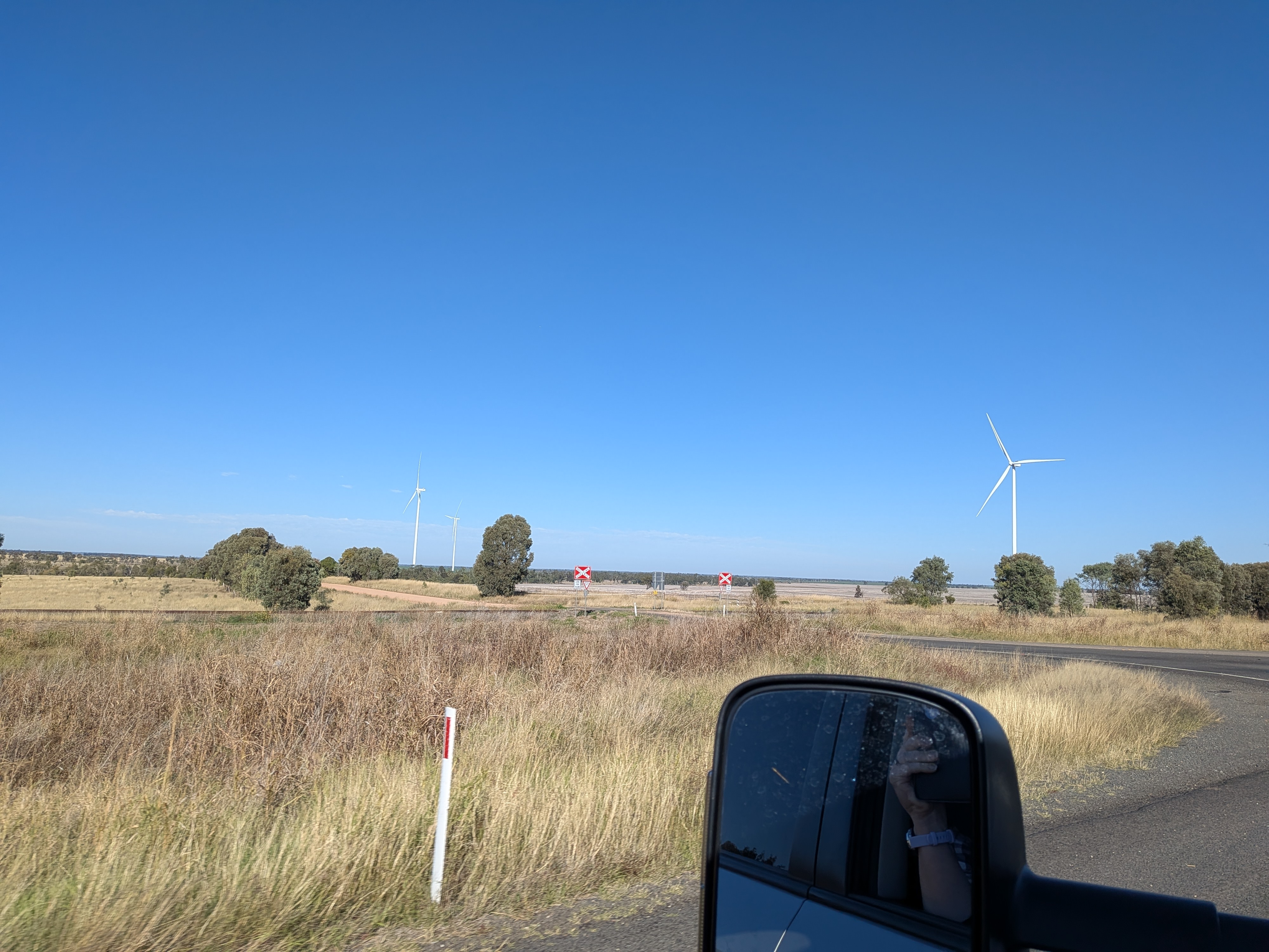 Dulacca Wind Farm from the road