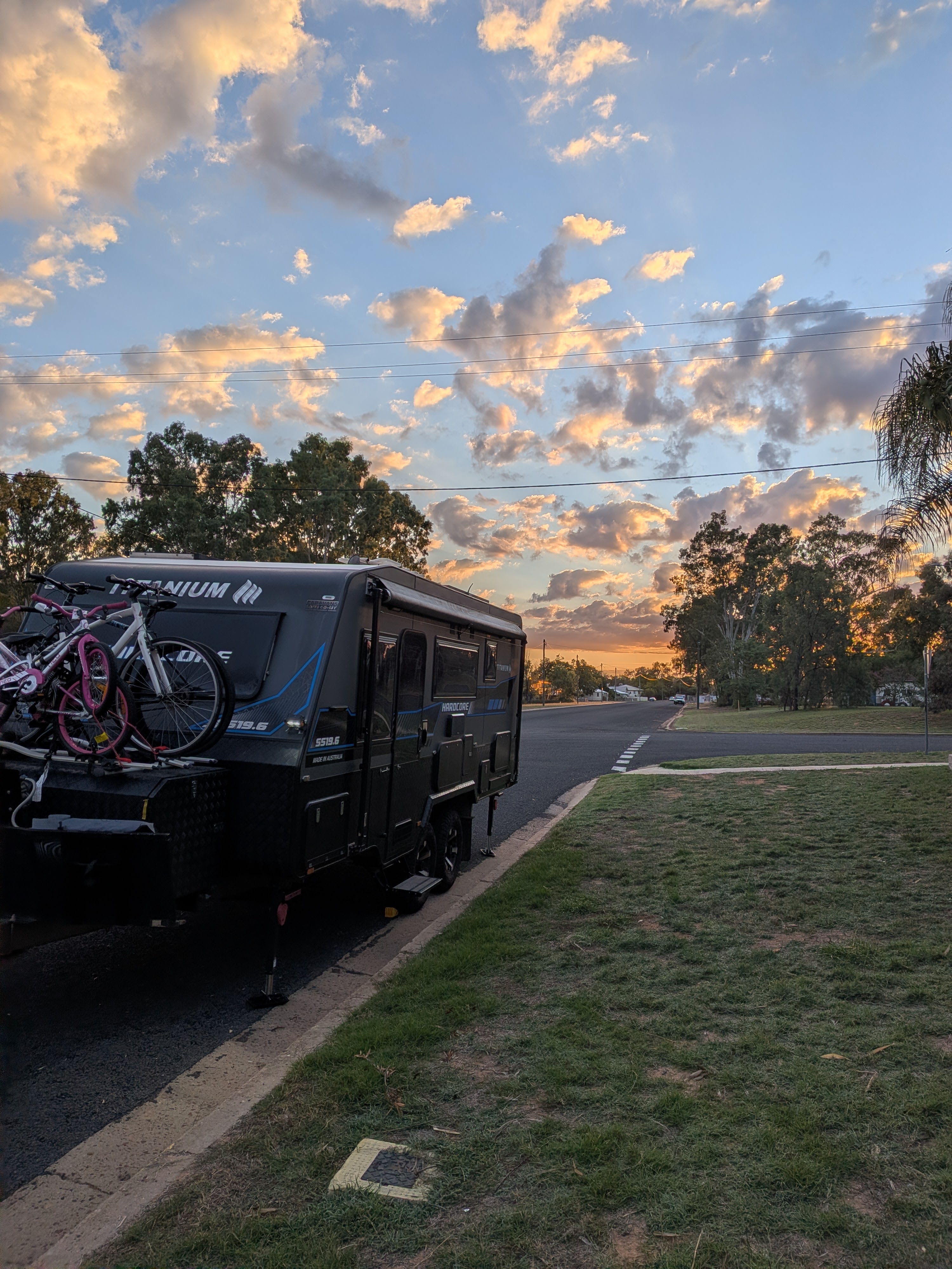 TITANIUM HARDCORE at sunset in Charleville