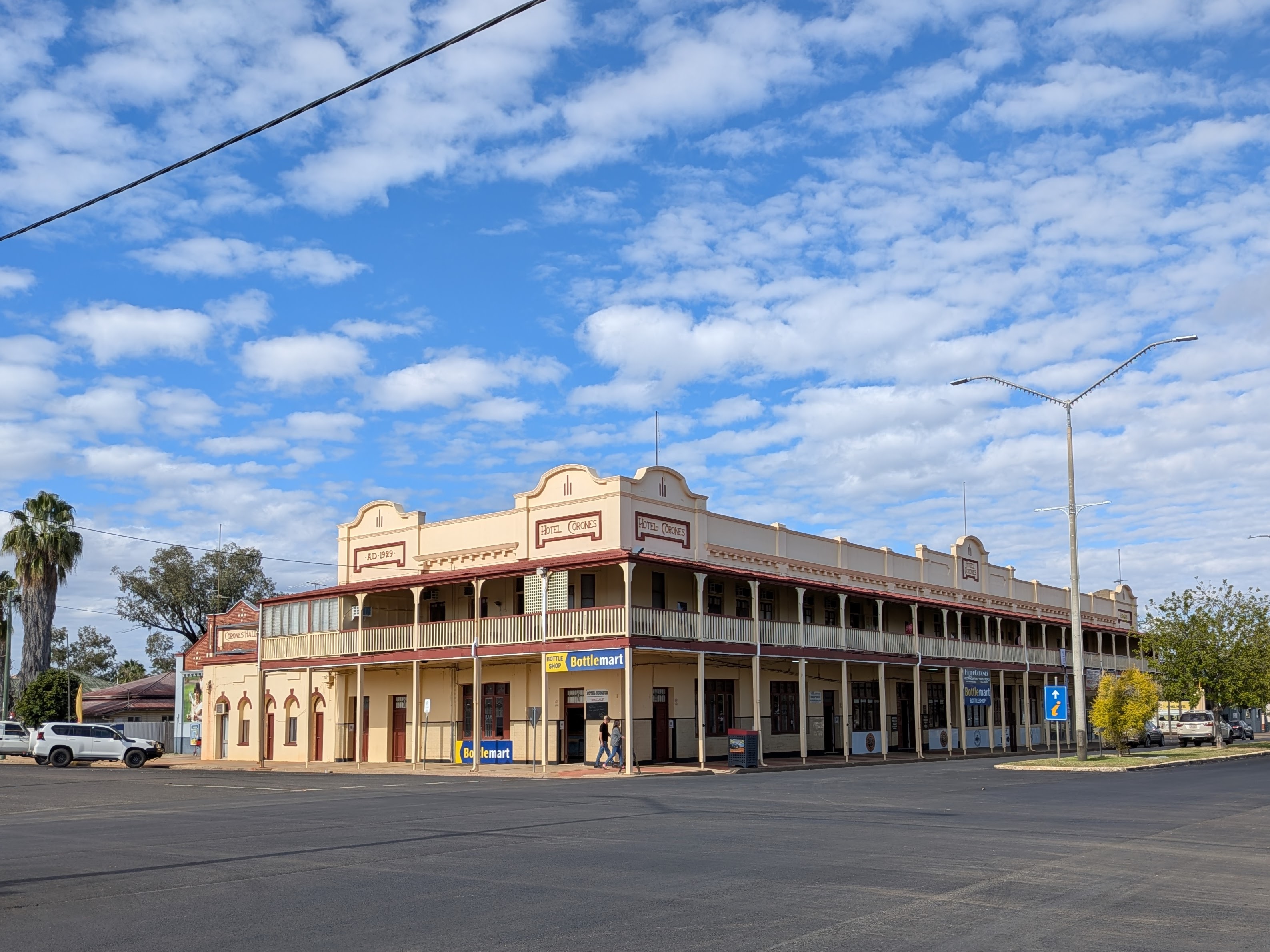 Hotel Corones — classic outback Queensland pub