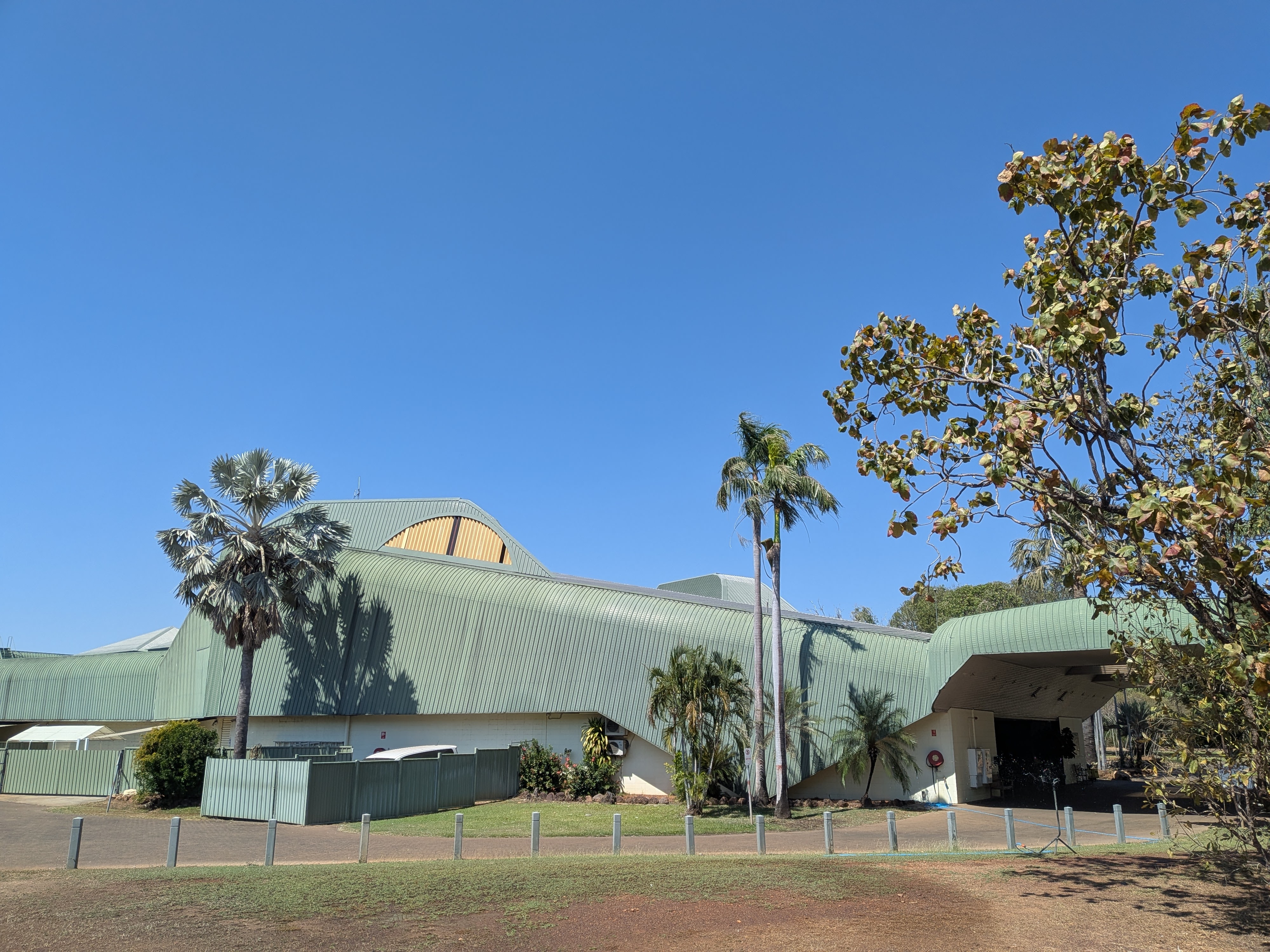 The Crocodile Hotel in Jabiru &mdash; yes, the whole building is a crocodile
