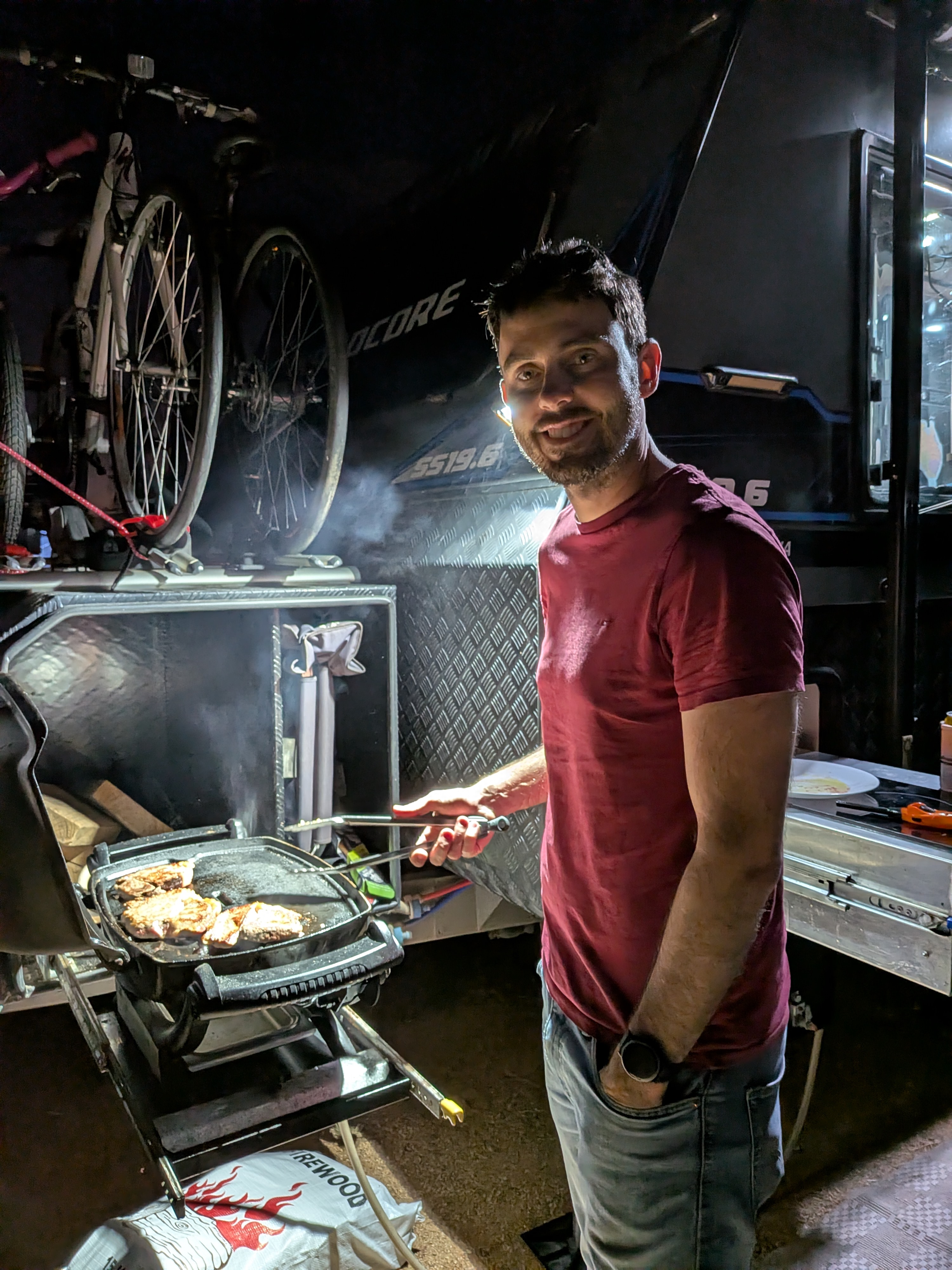 Cooking dinner on the BBQ by TITANIUM HARDCORE