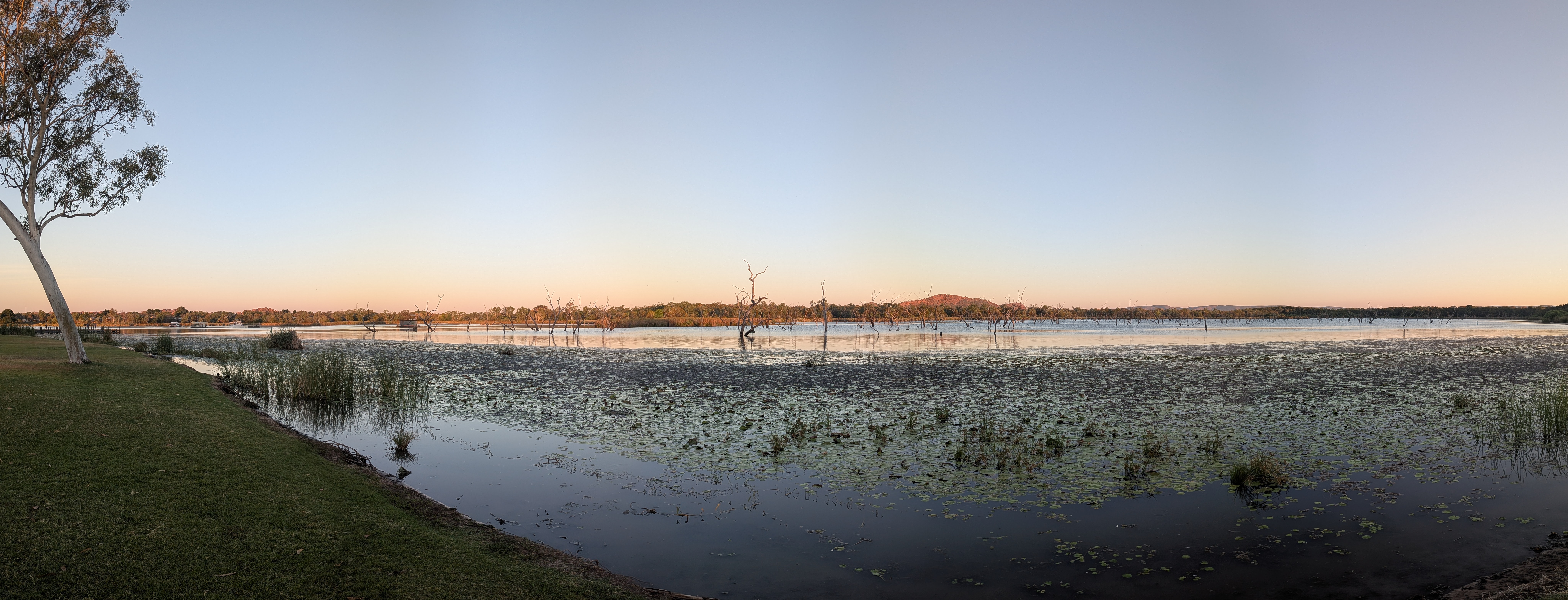 Sunset over Lily Creek Lagoon from Kimberleyland