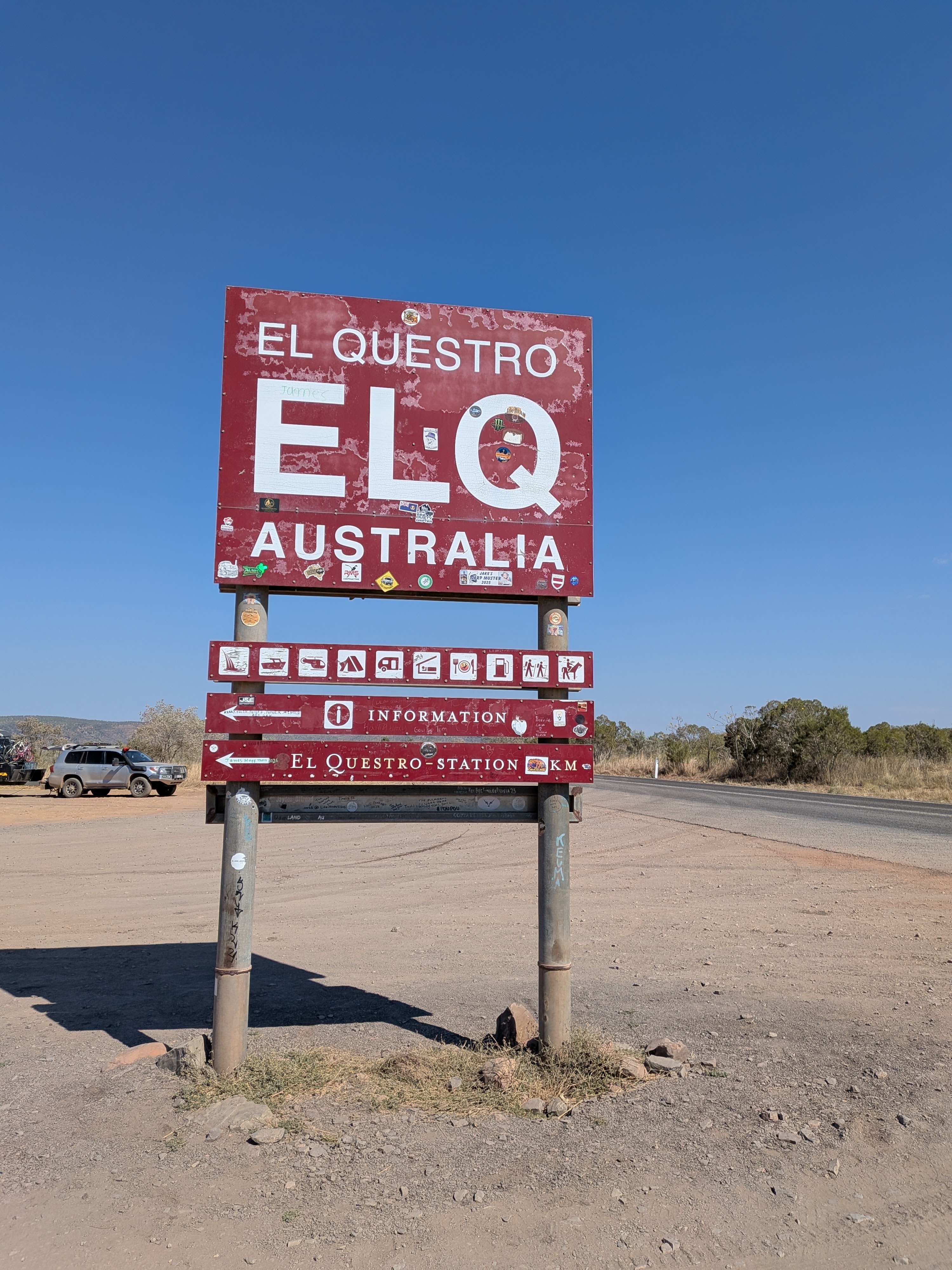 The El Questro sign at the turn-off