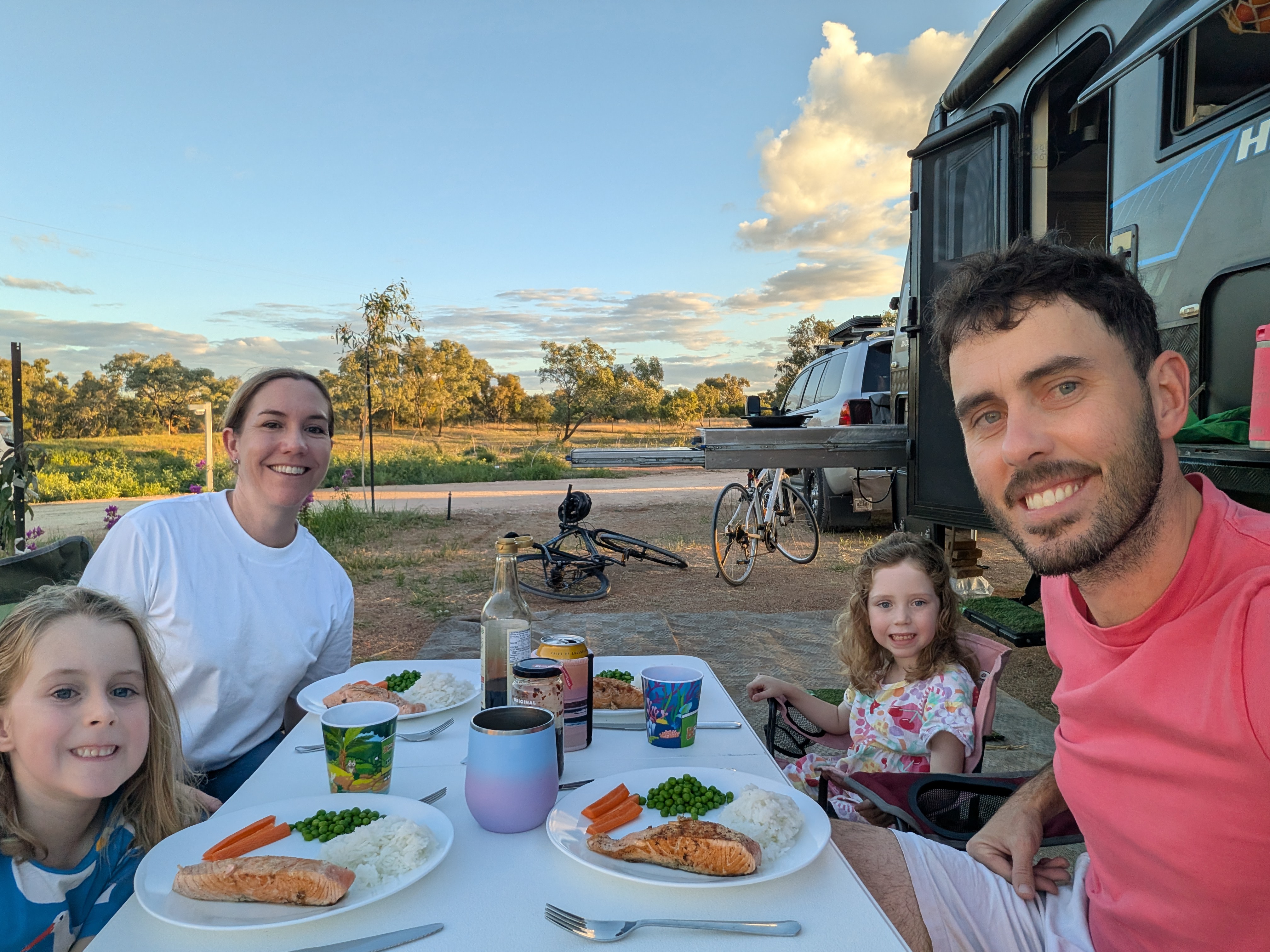 Family dinner at sunset by TITANIUM HARDCORE