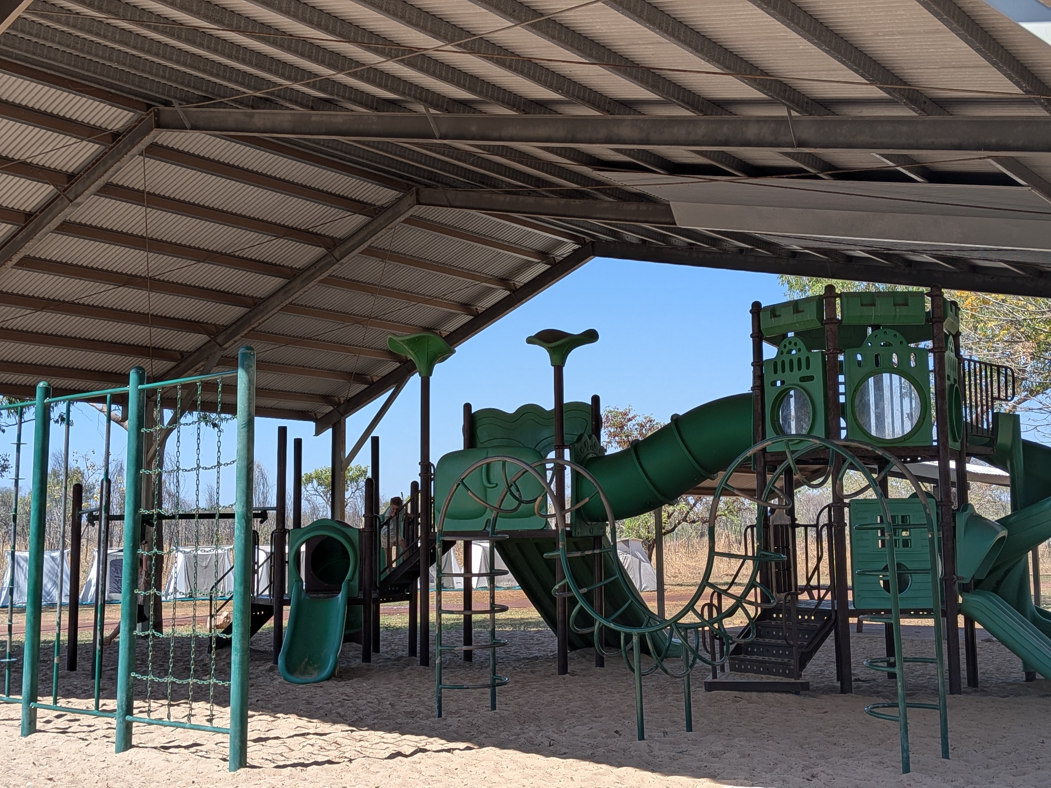 A play stop at the Home Valley playground