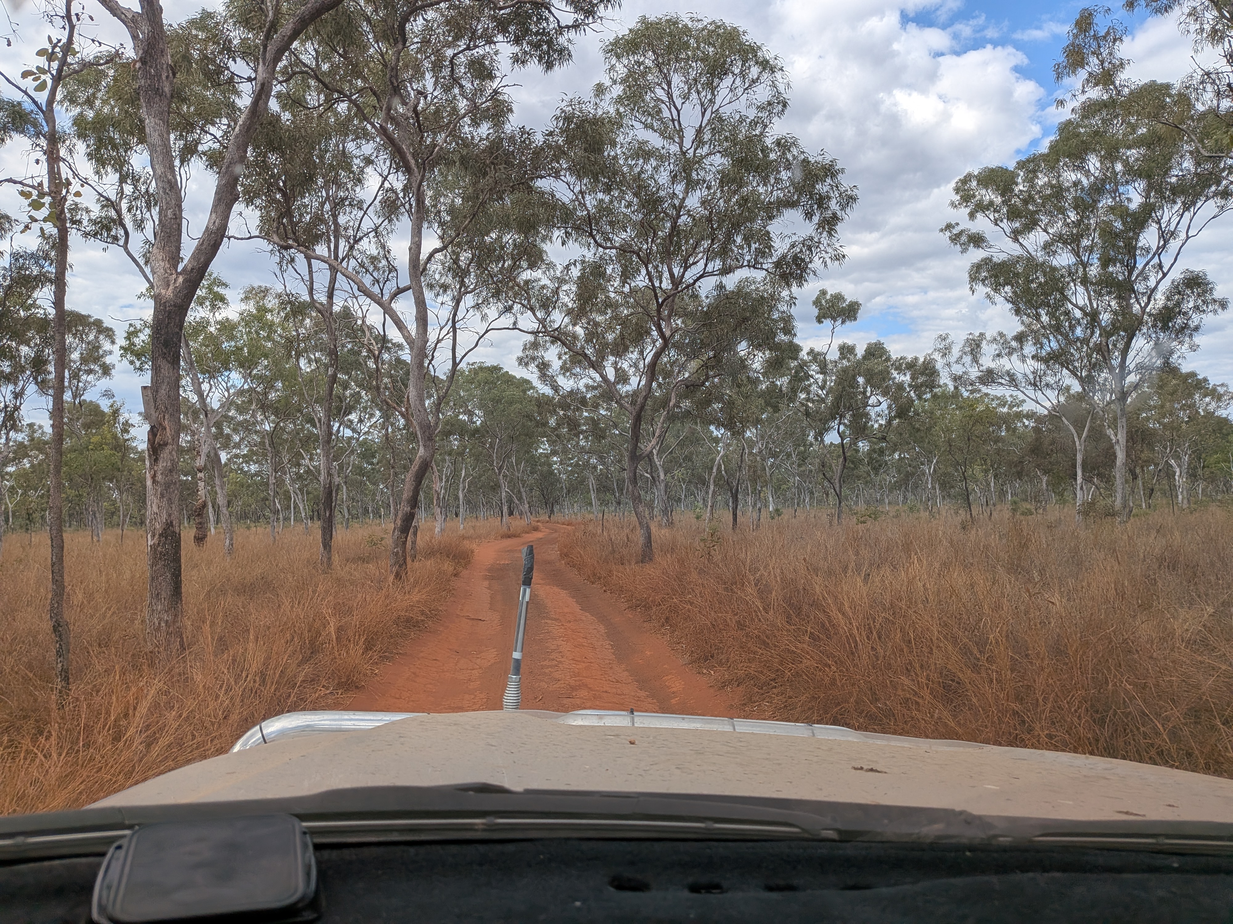 The private 4WD track out to Warla Gorge