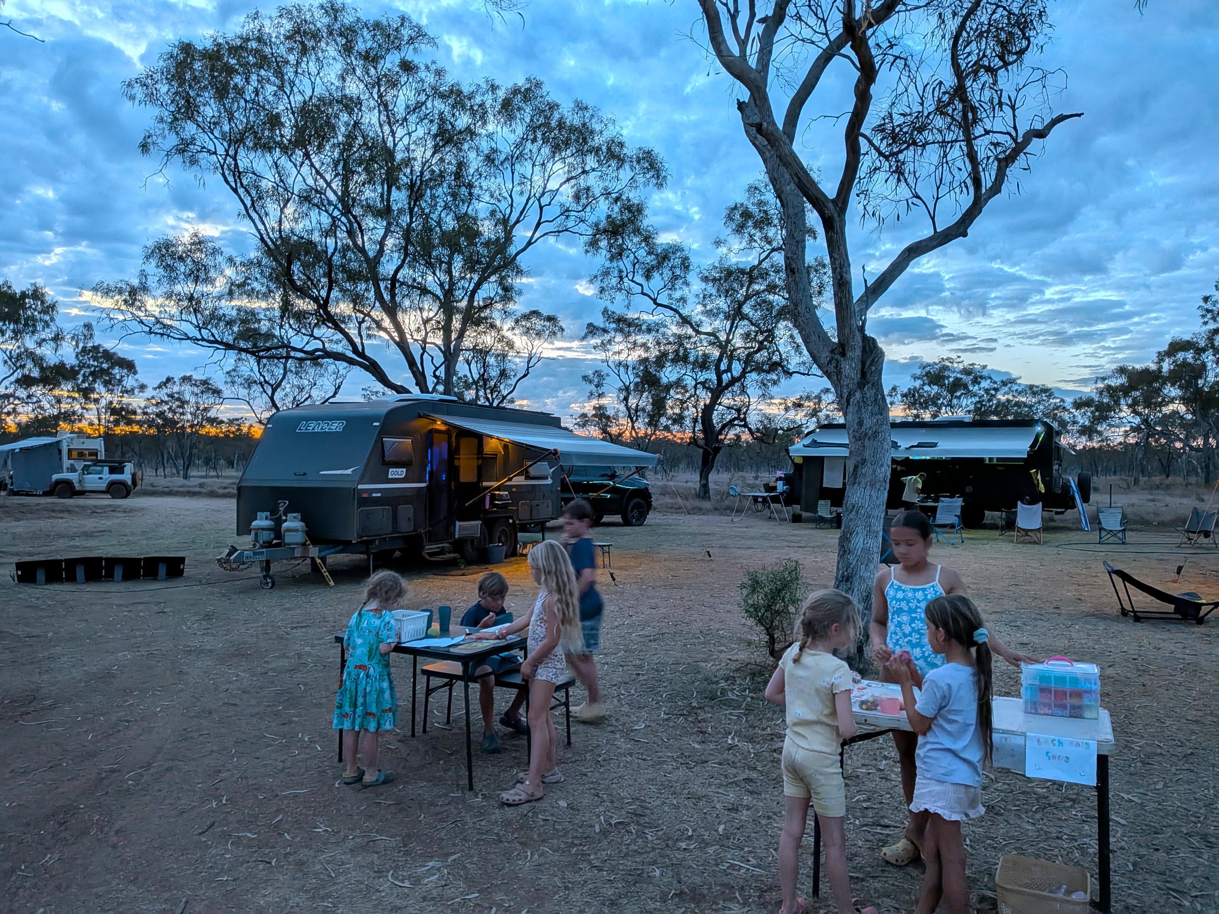 The ooshie stall &mdash; travelling kids mean business