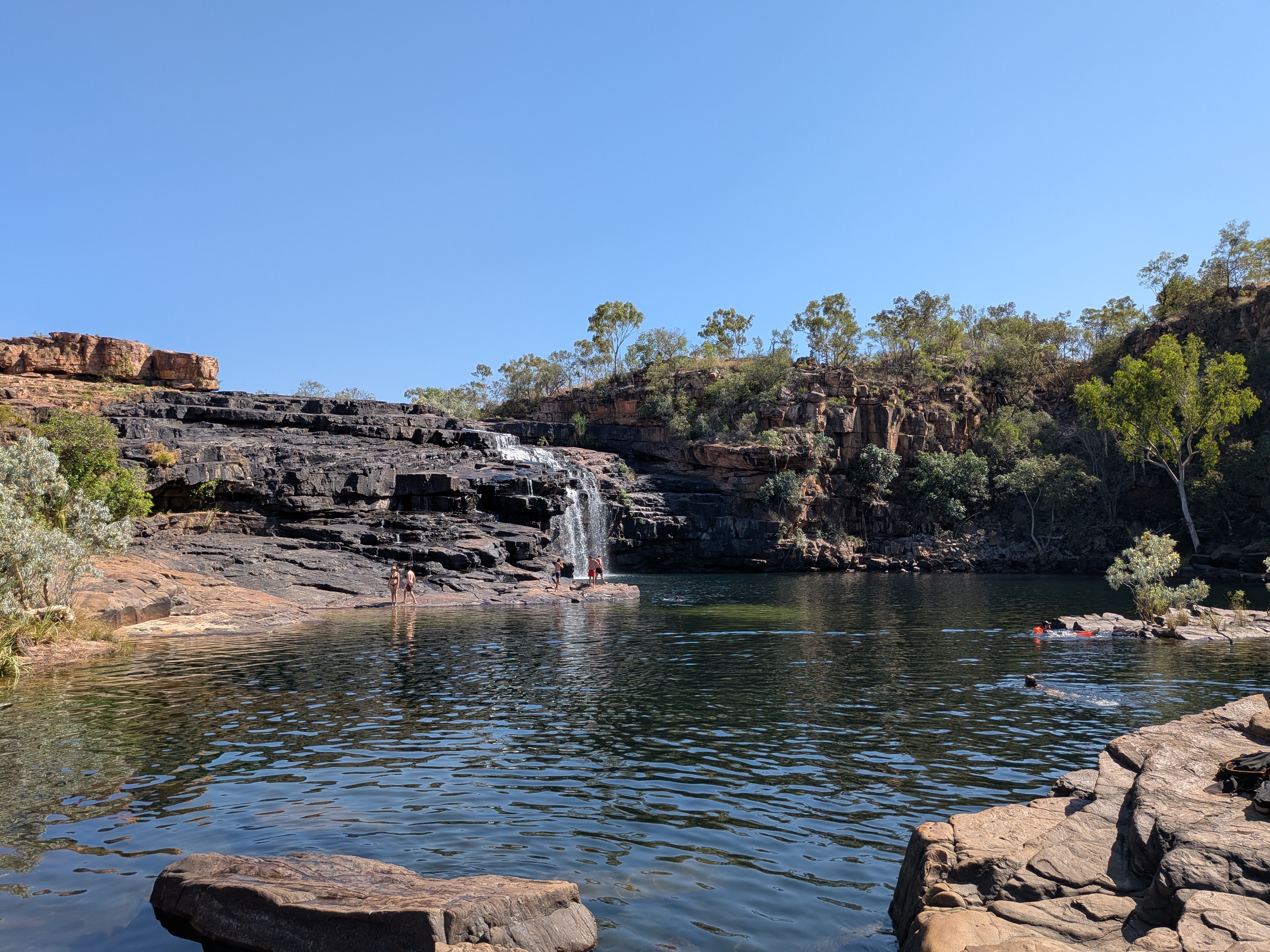 First sight of Manning Falls