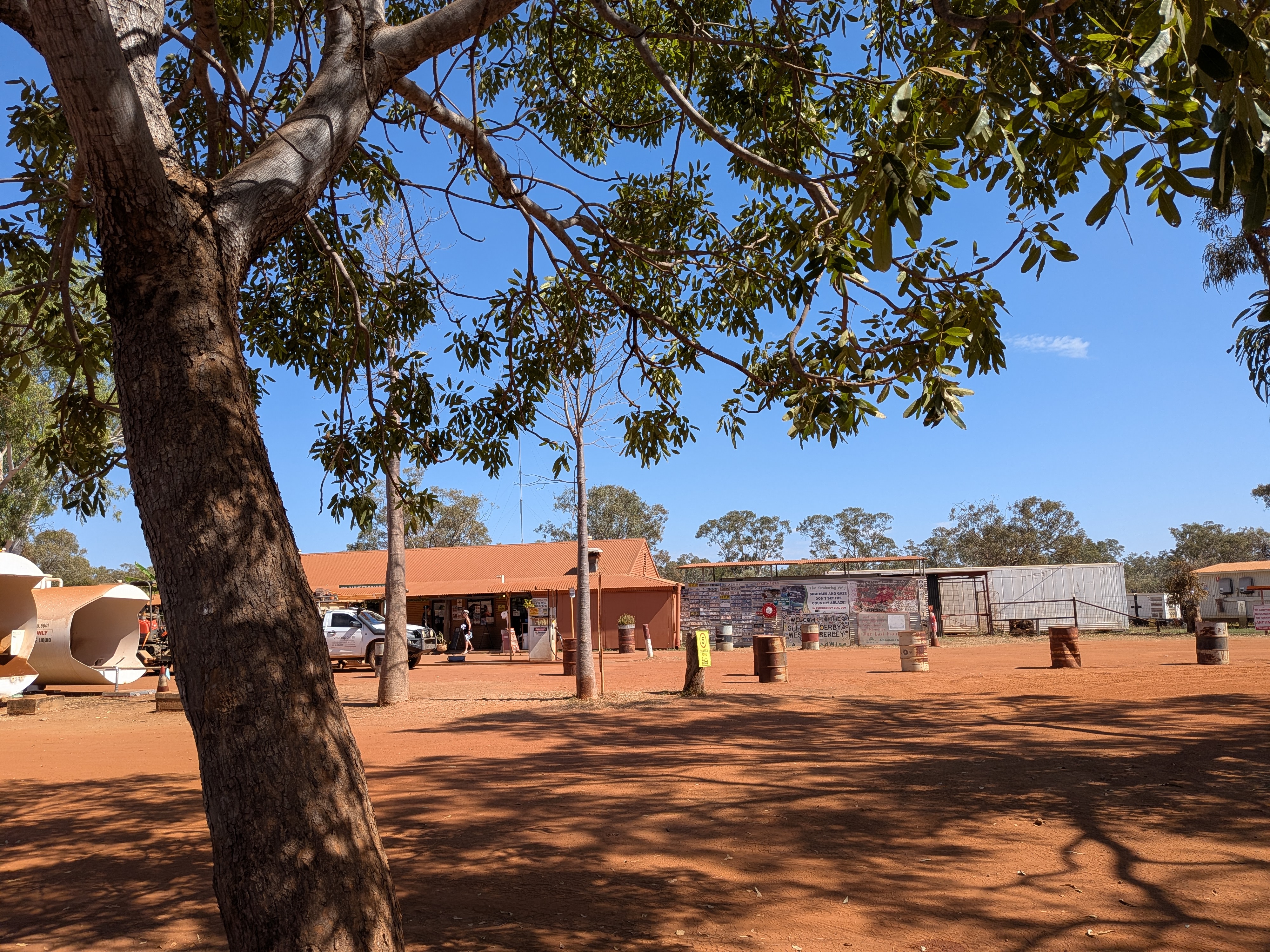 Restock run at Mt Barnett Roadhouse