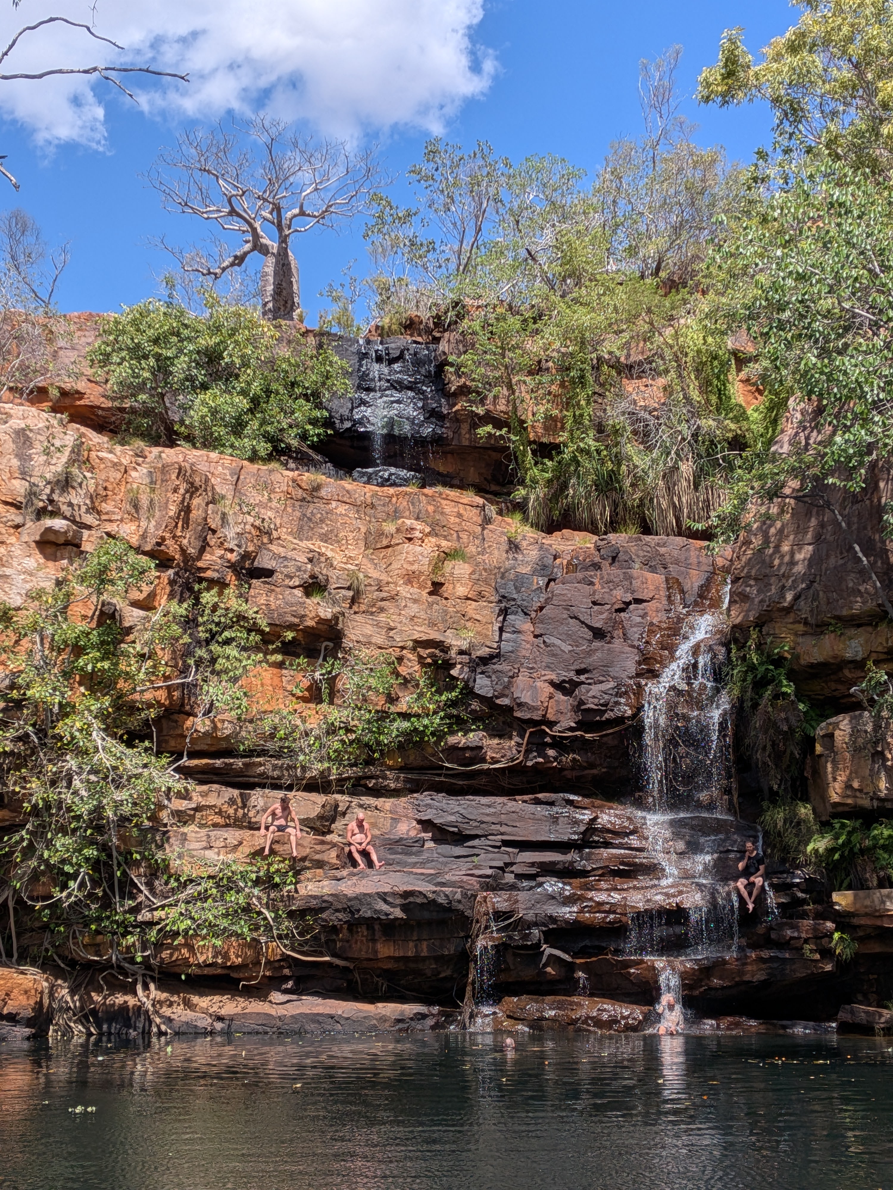 Galvans Gorge &mdash; the boab sitting proudly at the top