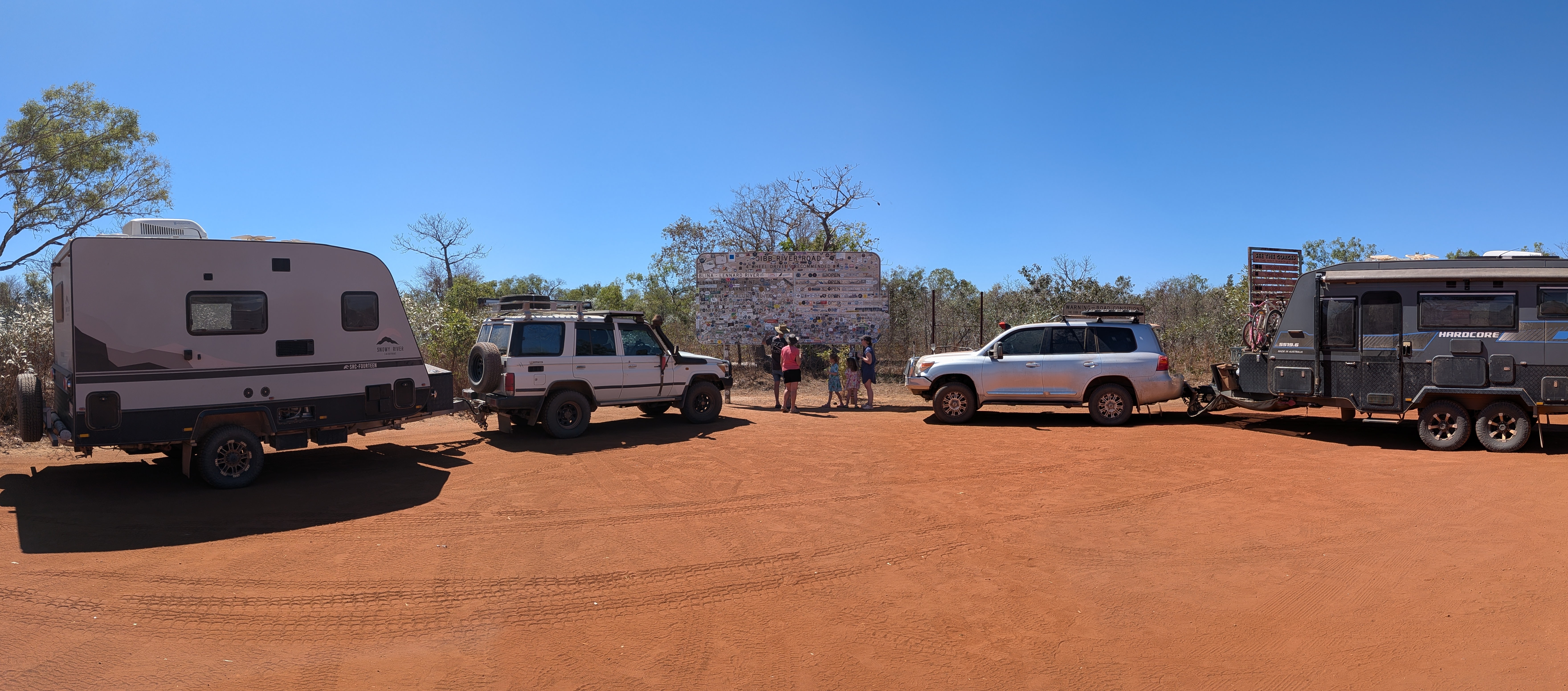 The full scene at the end of the Gibb River Road