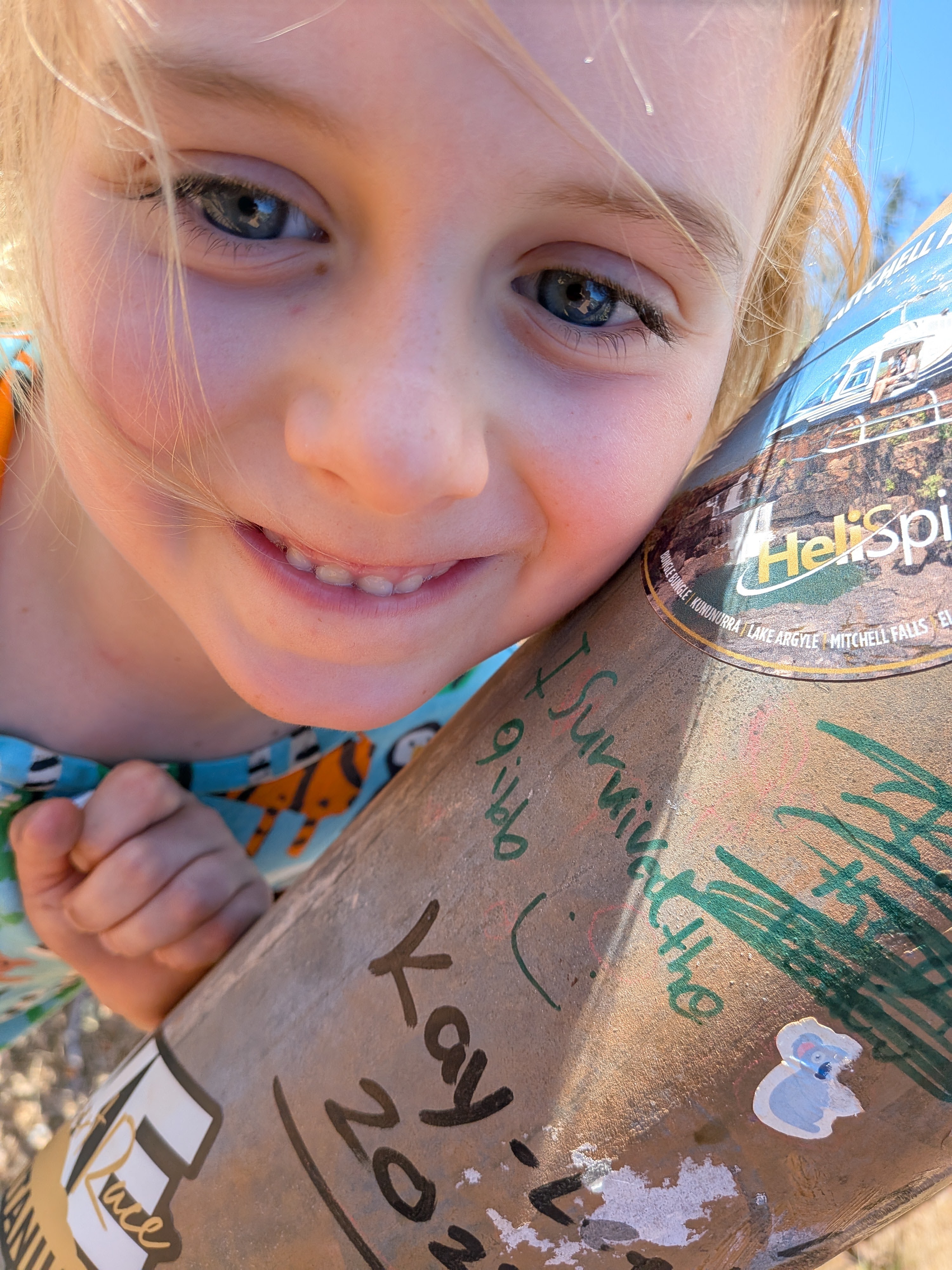 Hazel endorses the sign post graffiti: &lsquo;I survived the Gibb&rsquo;
